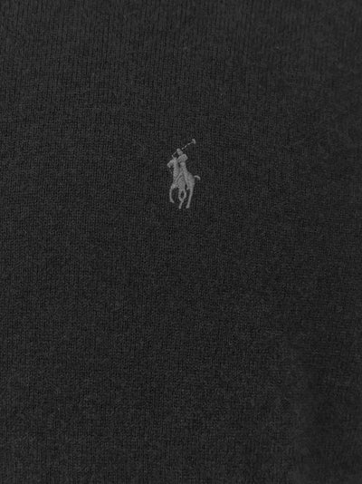 Ralph Lauren Wool Full-Zip Jumper | Black