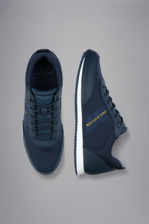 Paul & Shark Tech Fabric Hybrid Sneakers | Navy