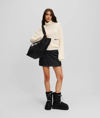 Karl Lagerfeld Roll Neck Oversized Sweater | Pristine