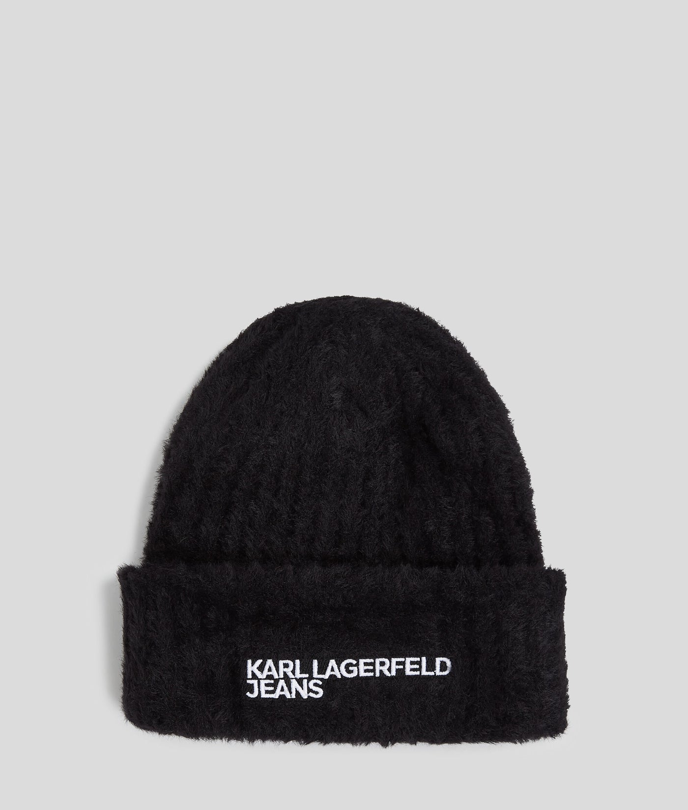 Karl Lagerfeld Fluffy Women's Beanie | Black