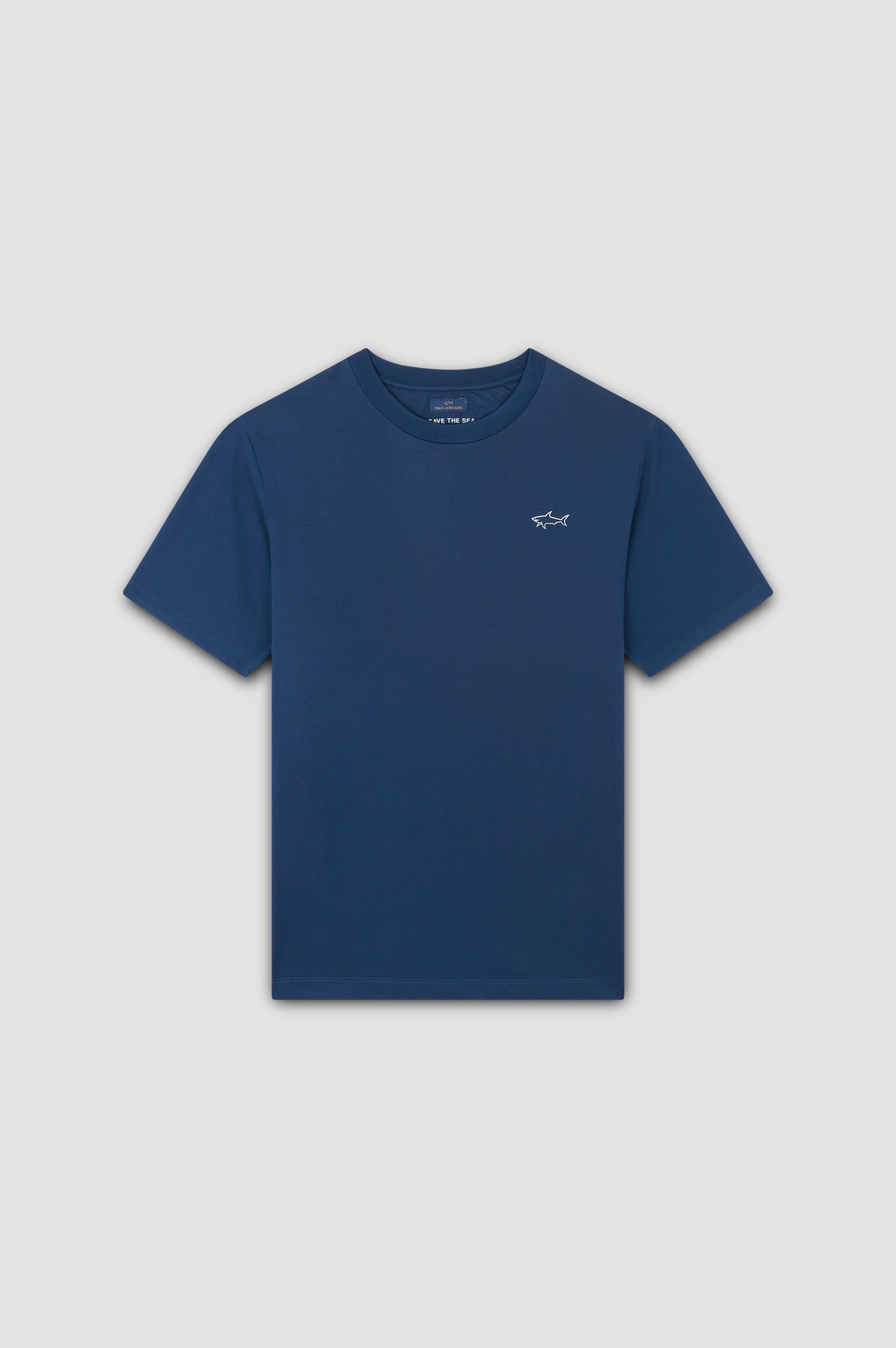 Paul & Shark Printed Save the Sea Seaqual® Yarn T-shirt | Navy