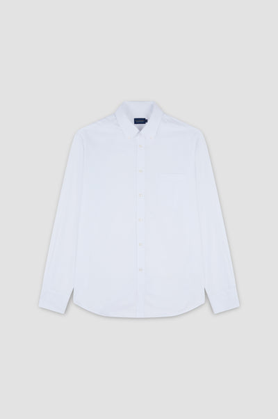 Paul & Shark Cotton Summer Oxford Shirt | White