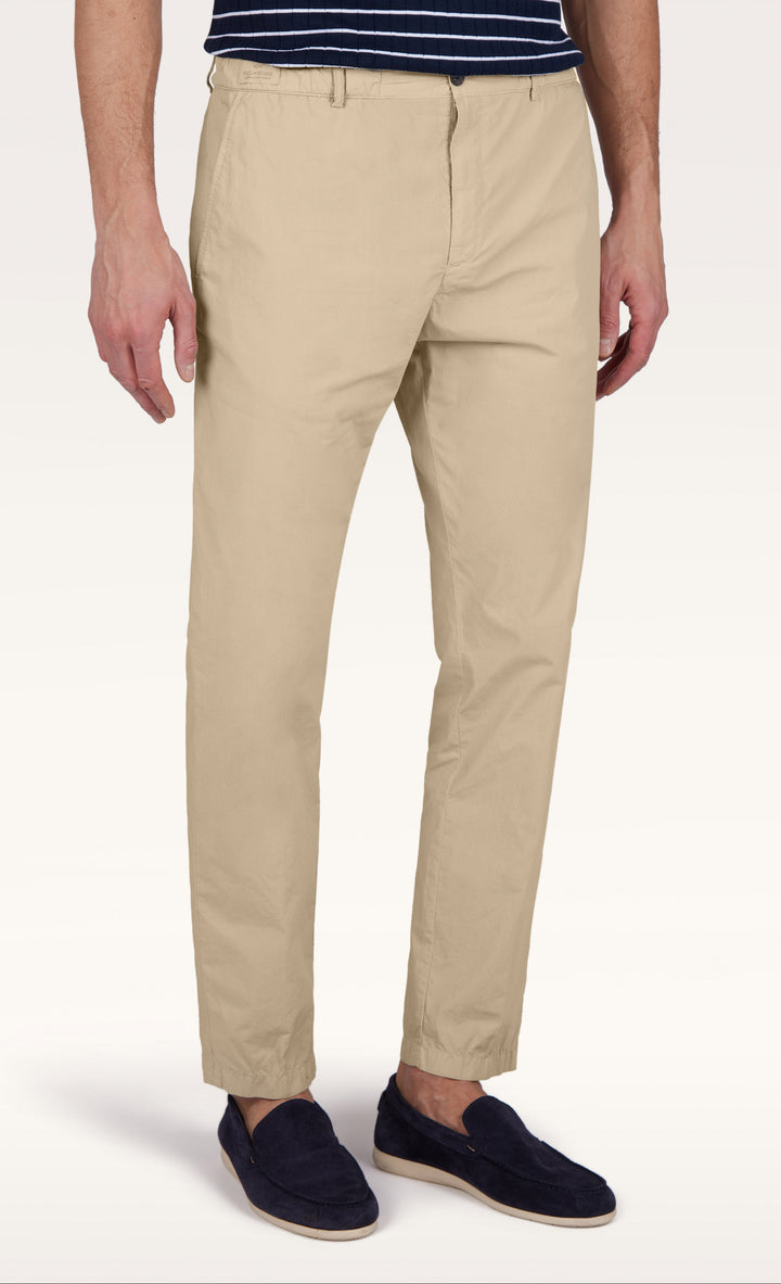 Paul & Shark Chino Pants in Ultralight Poplin Cotton | Beige