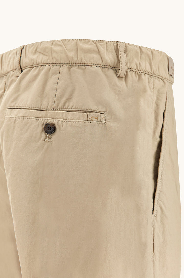 Paul & Shark Chino Pants in Ultralight Poplin Cotton | Beige