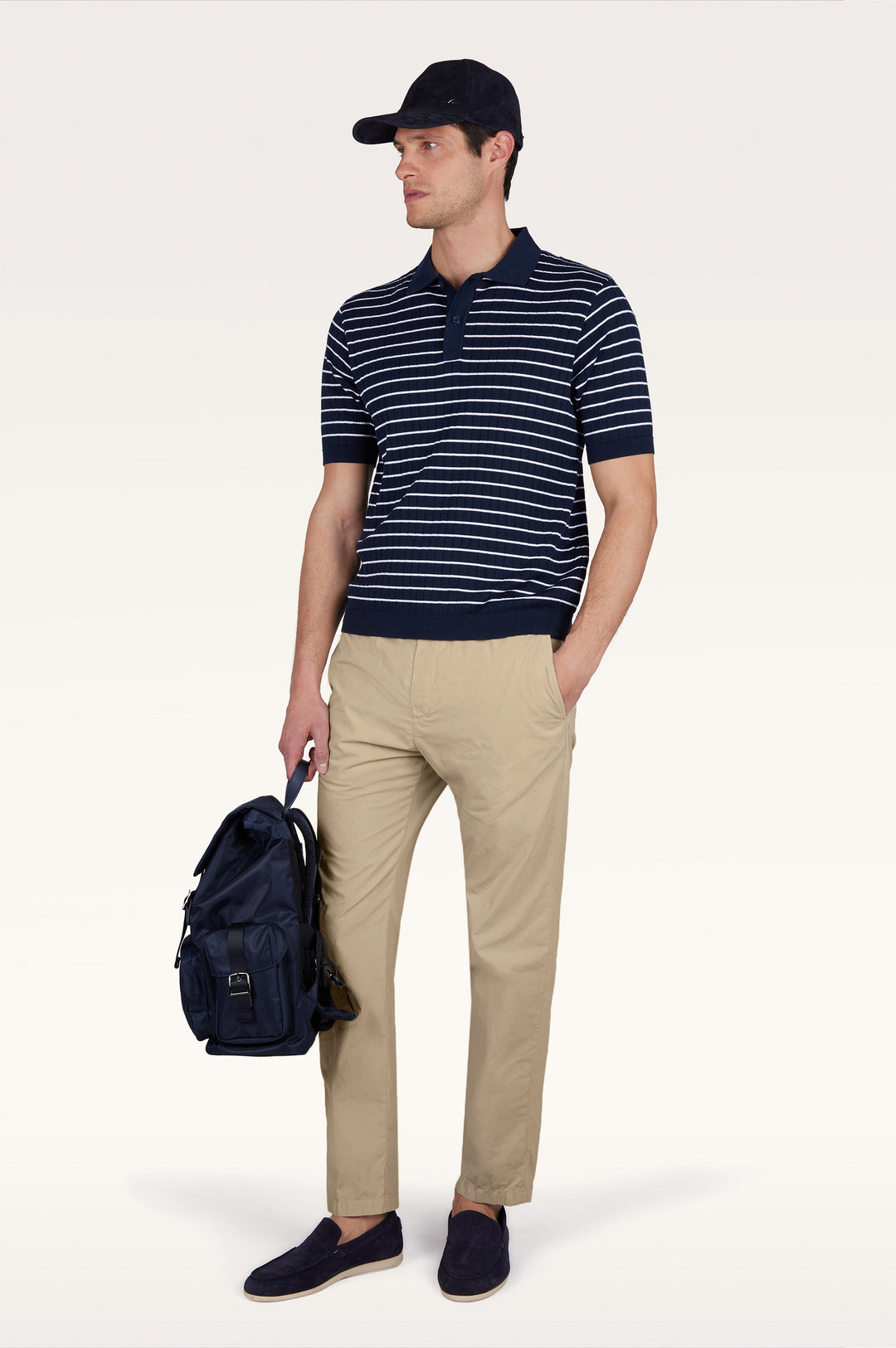 Paul & Shark Chino Pants in Ultralight Poplin Cotton | Beige