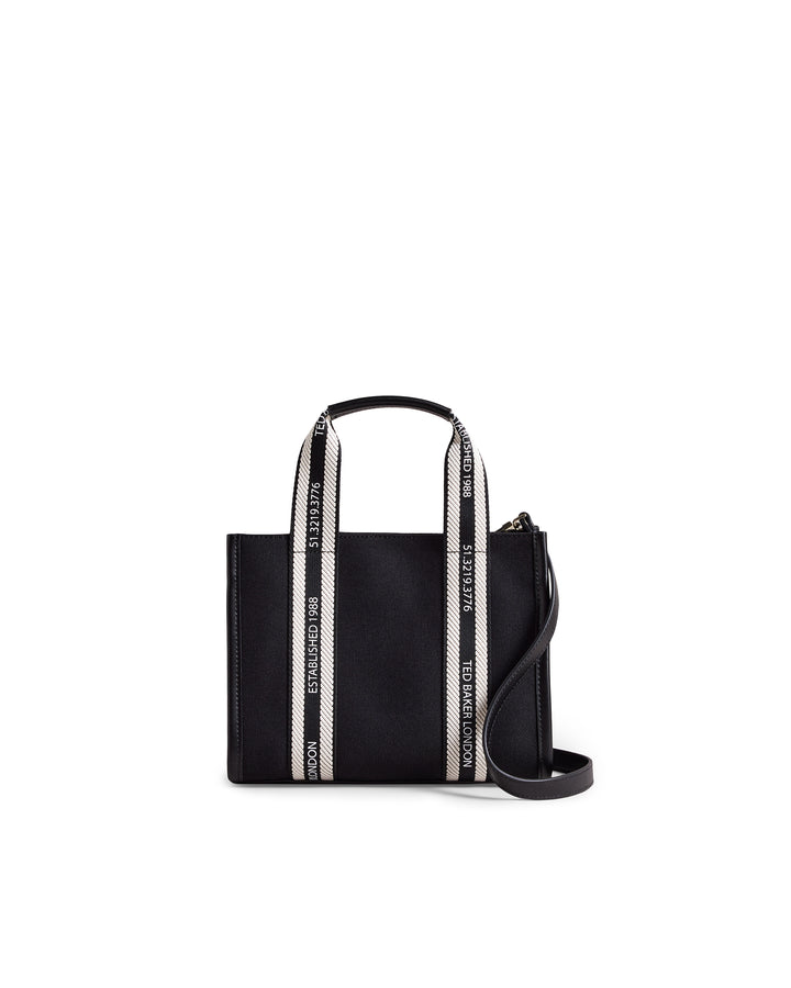 Ted Baker Georgea Small Canvas Tote Bag | Black