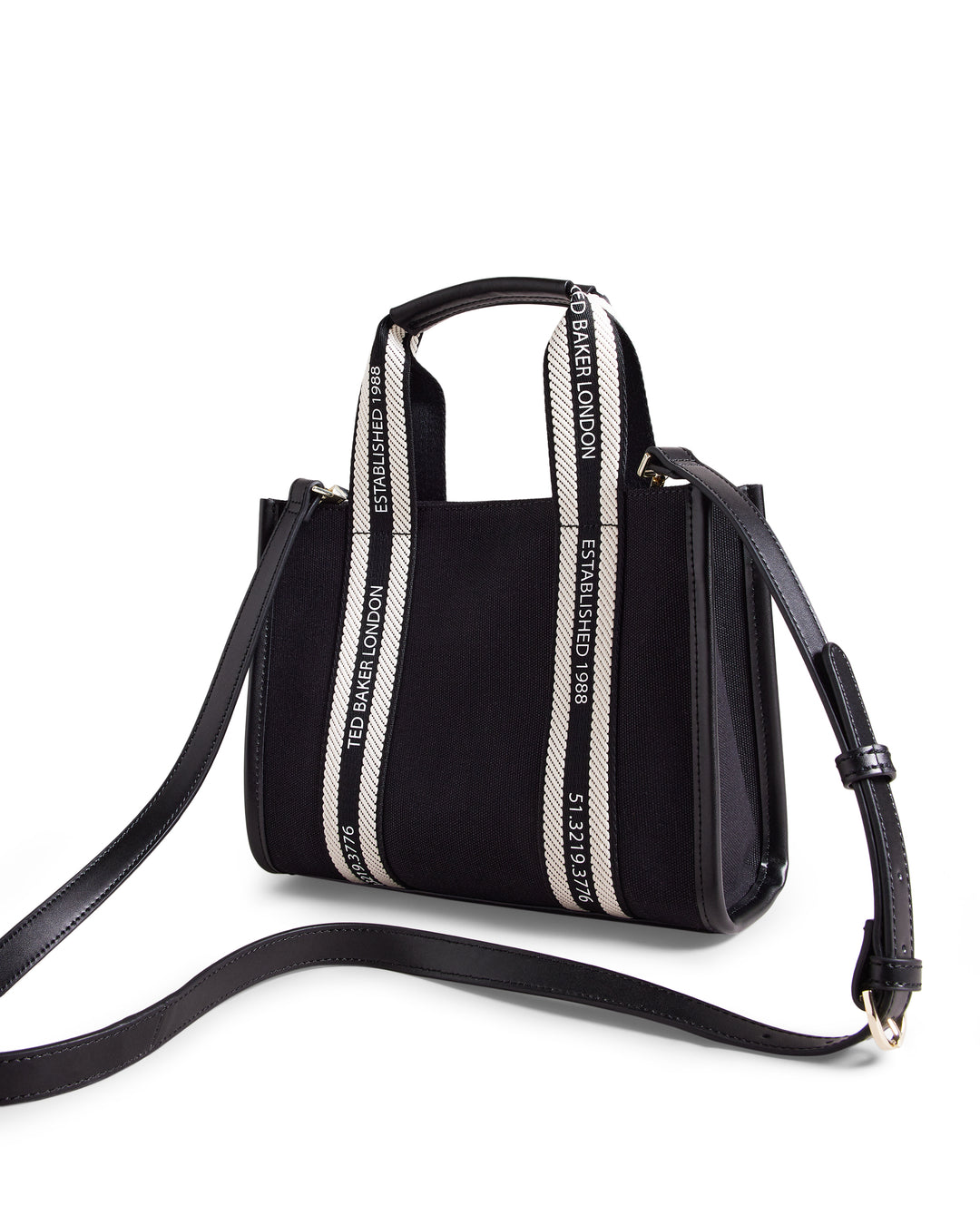 Ted Baker Georgea Small Canvas Tote Bag | Black