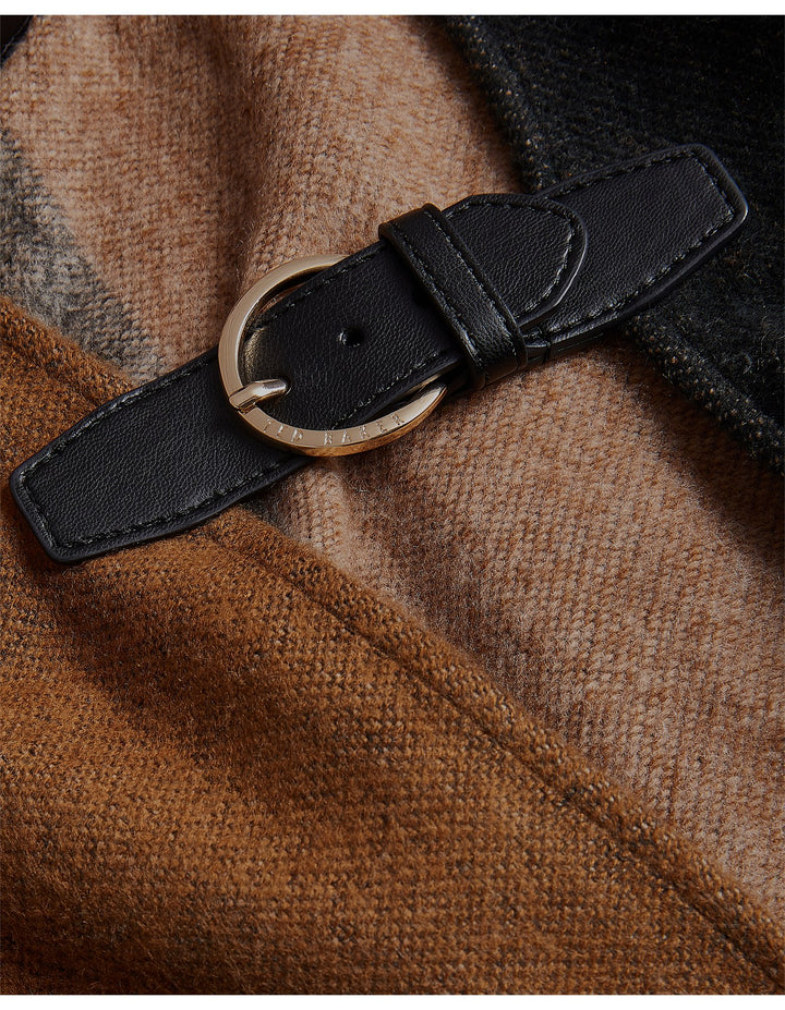 Ted Baker Suffia Buckle Poncho | Tan