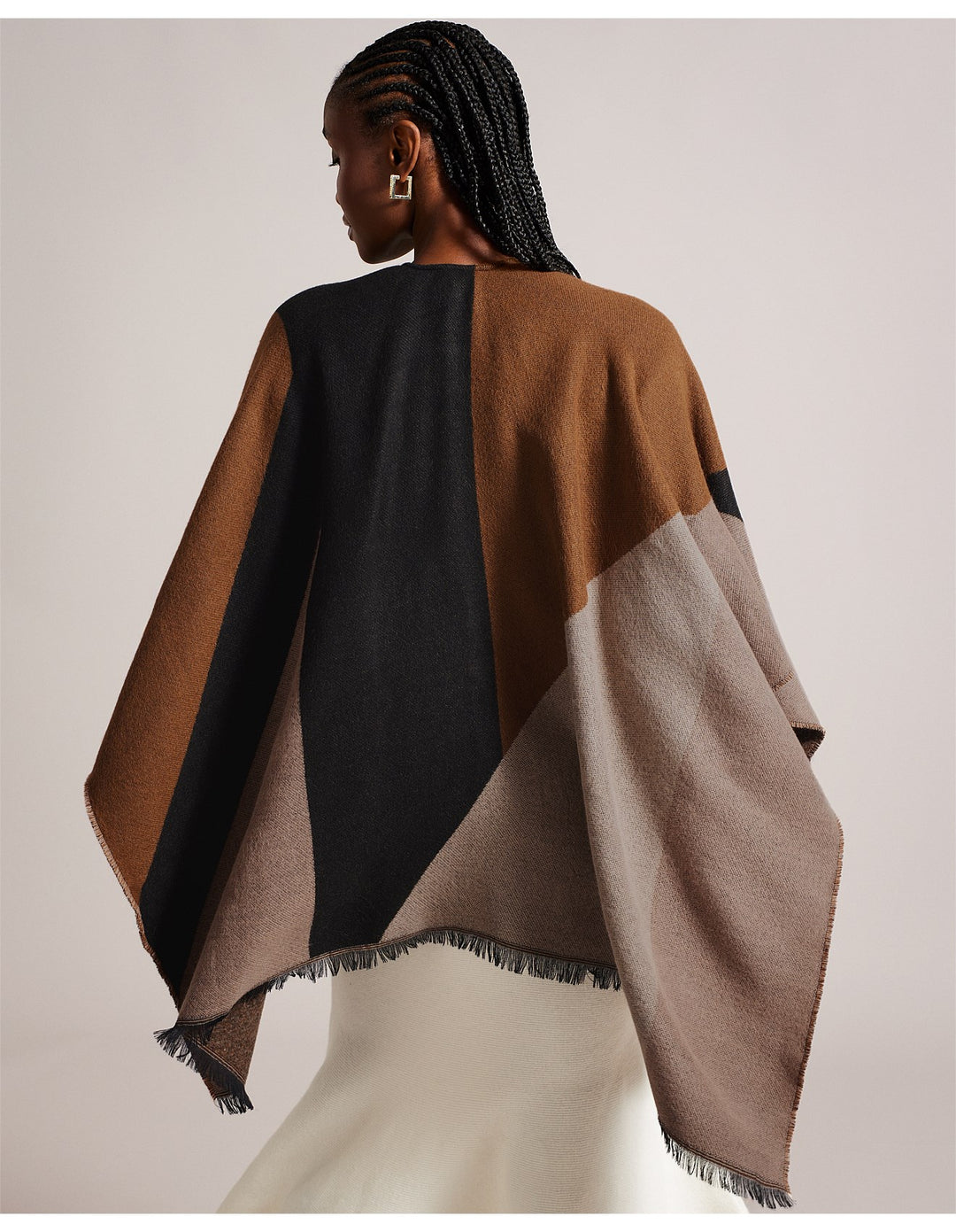 Ted Baker Suffia Buckle Poncho | Tan