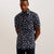 Ted Baker Alfanso Slim Fit Floral Short Sleeve Shirt | Navy