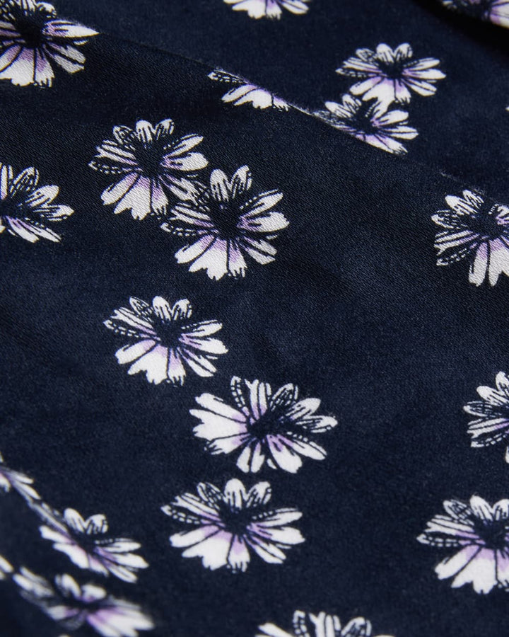 Ted Baker Alfanso Slim Fit Floral Short Sleeve Shirt | Navy