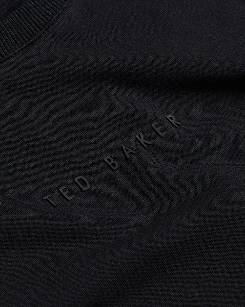 Ted Baker Wiskin Branded Regular Fit T-Shirt | Black