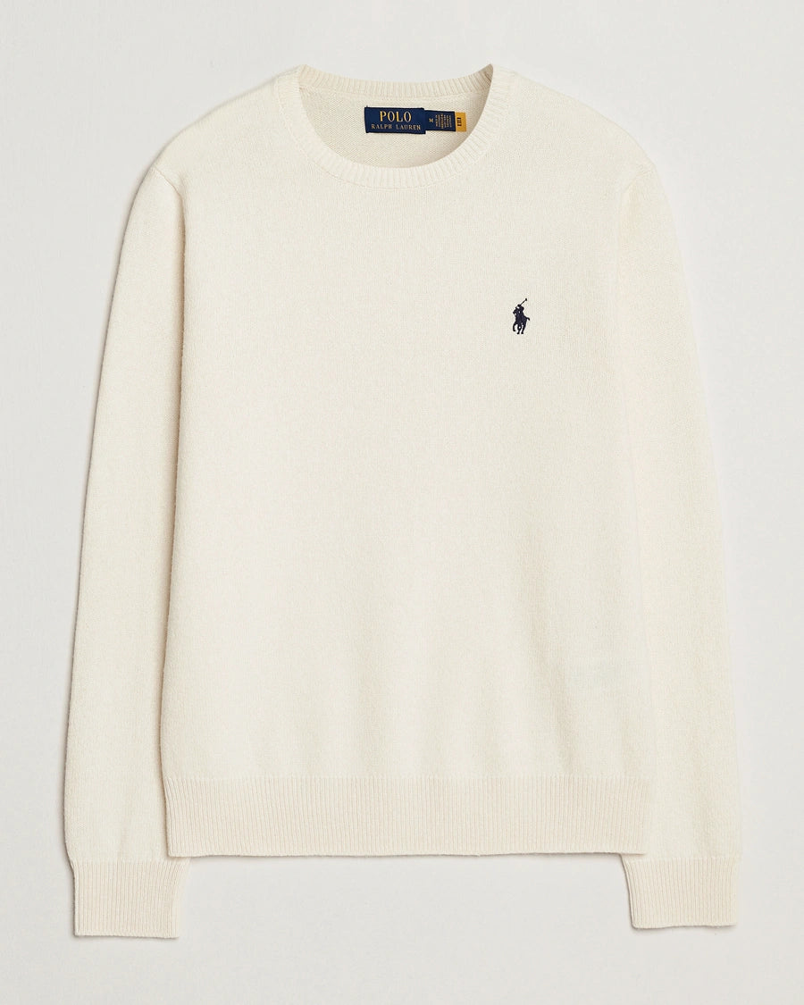 Ralph Lauren Wool and Cotton Pullover | Andover Cream