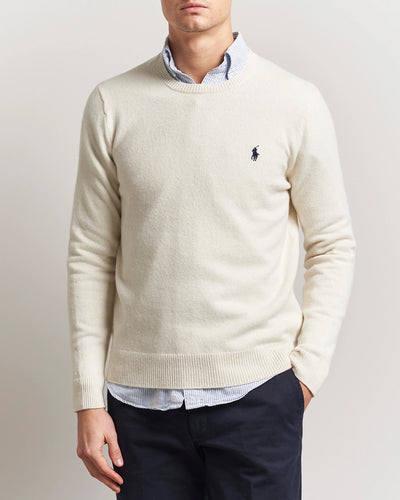 Ralph Lauren Wool and Cotton Pullover | Andover Cream