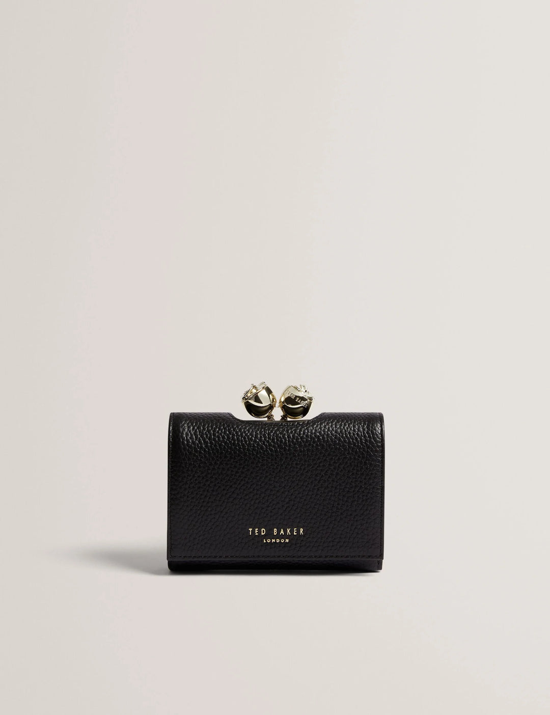 Ted Baker Roosa Detail Leather Small Bobble Purse | Black