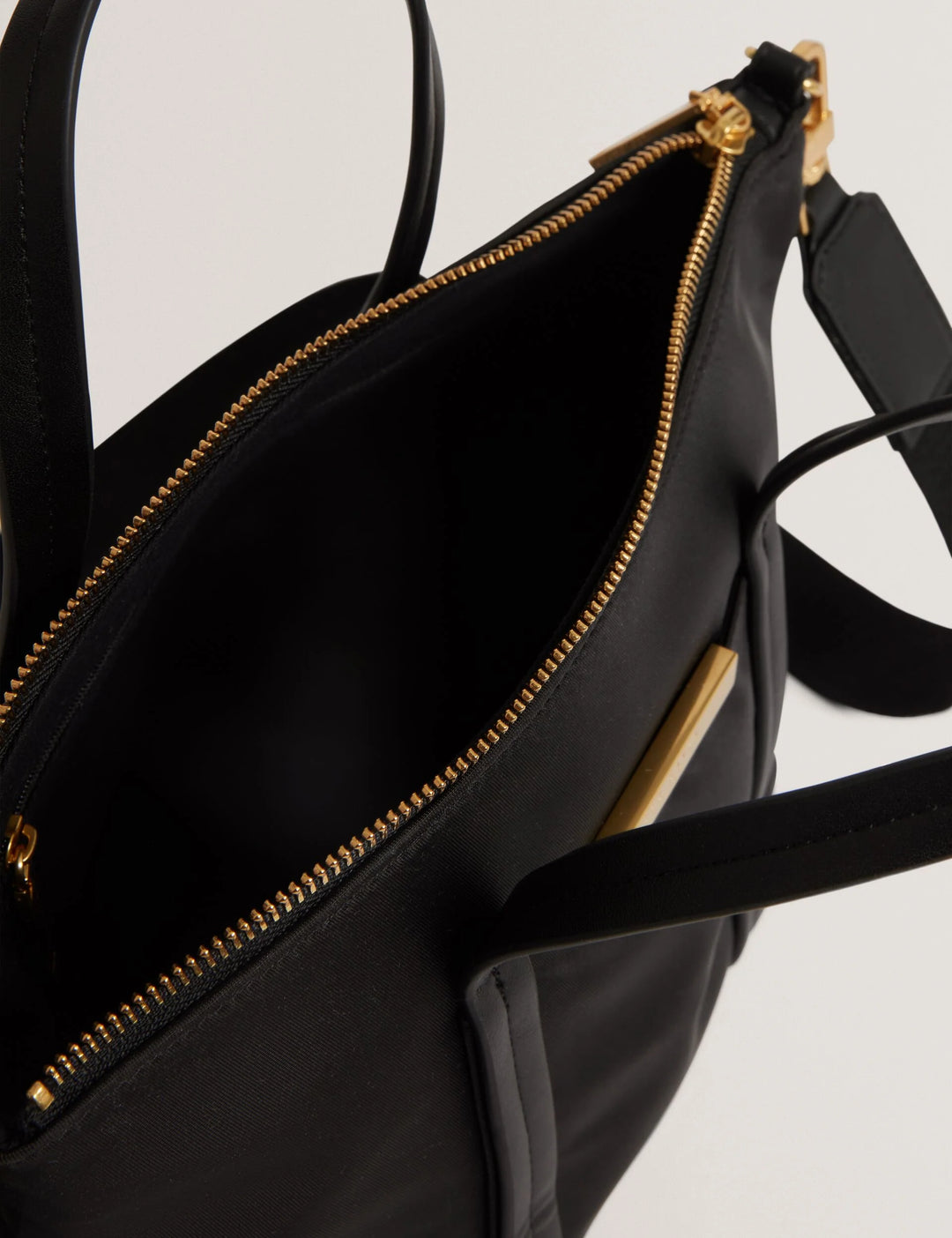 Ted Baker Nykkie Nylon Small Crossbody Tote Bag | Black