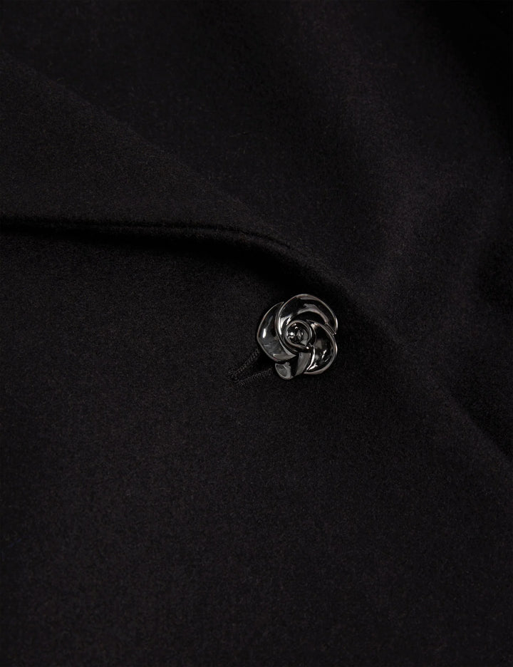 Ted Baker Toroja Faux Fur Belted Short Coat | Black