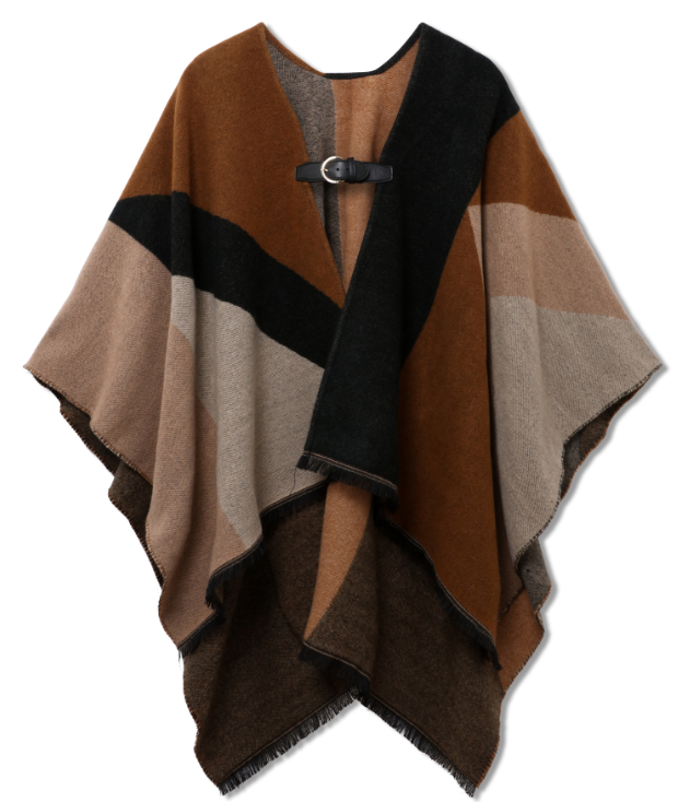 Ted Baker Suffia Buckle Poncho | Tan