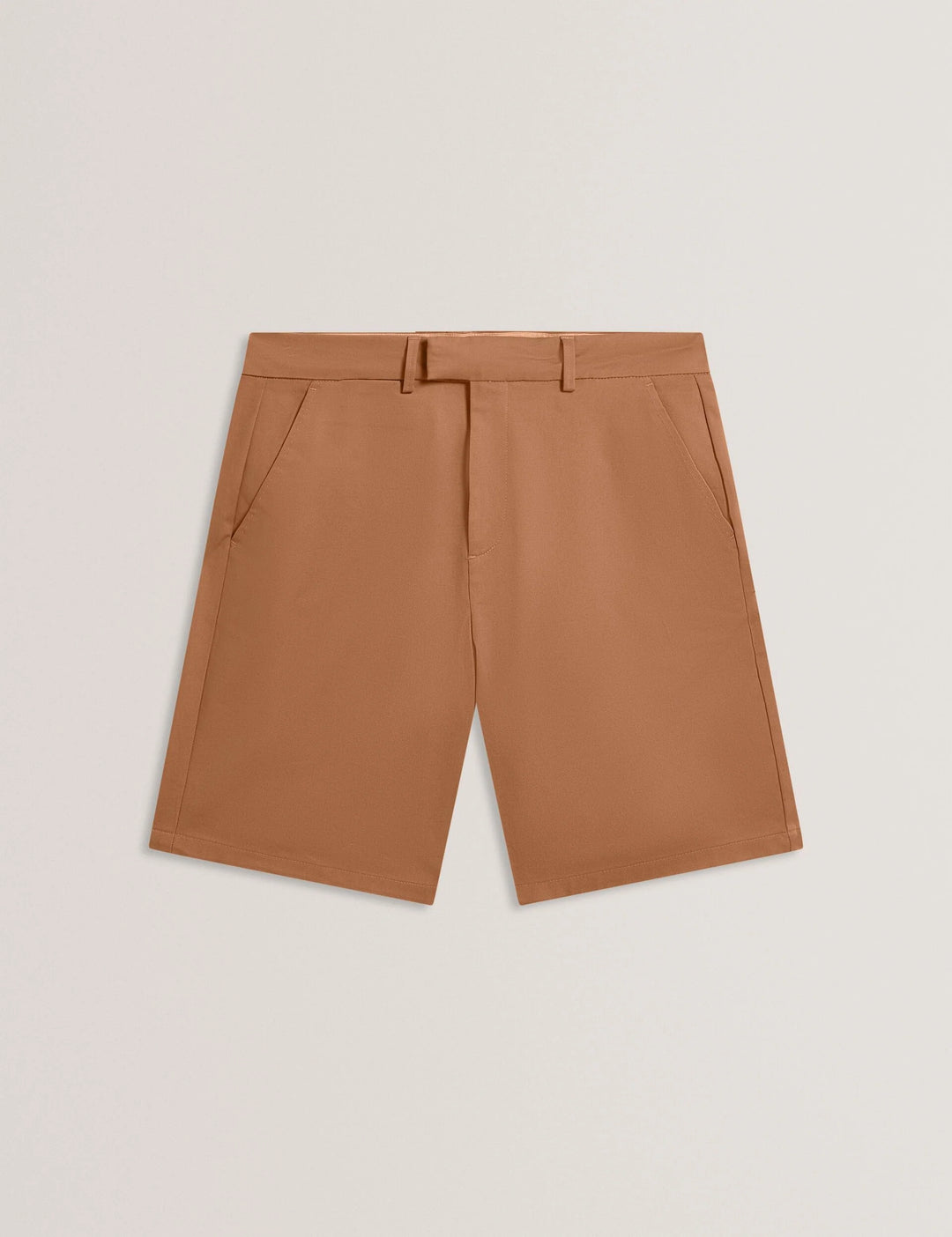 Ted Baker Loweton Slim Leg Stretch Cotton Chino Shorts | Tan