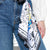 Never Needy Star Patterned Scarf | White/Black
