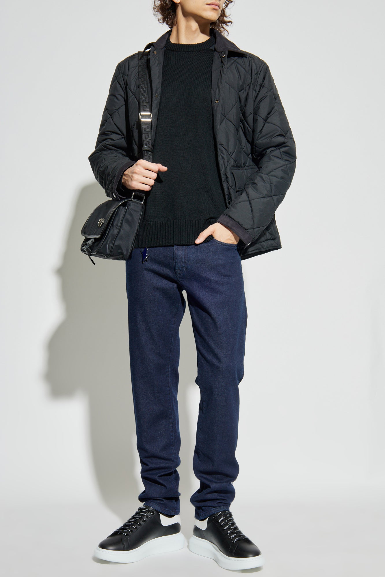 Paul & Shark Winter Giza Cotton Stretch Denim | Navy