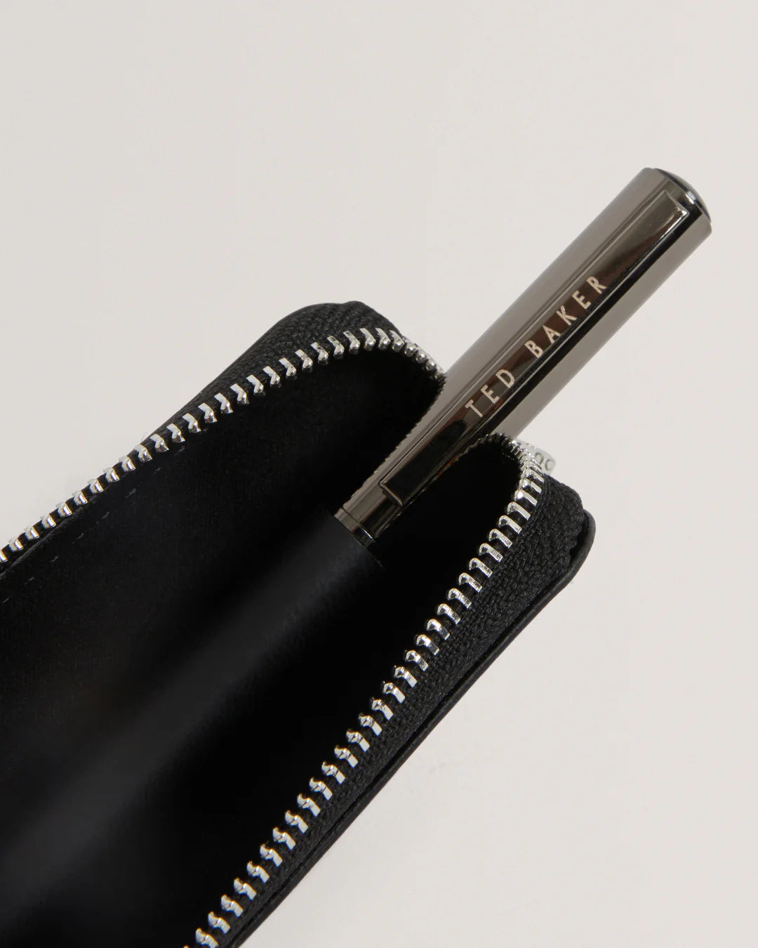 Ted Baker Glenvil Printed Pencil Case and Pen Set | Black