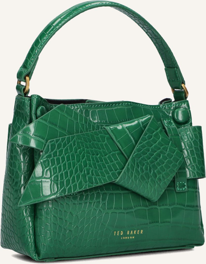 Ted Baker Ssansa Knot Bow Mini Top Handle Bag | Bright Green