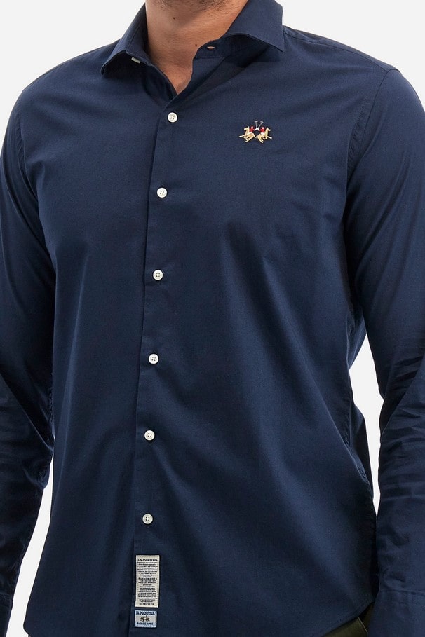La Martina Men's Shirt Slim Fit | Navy
