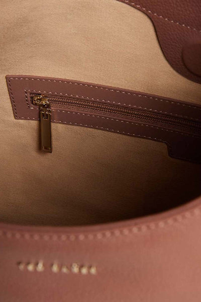 Ted Baker Chelsia Chain Detail Hobo Bag | Natural