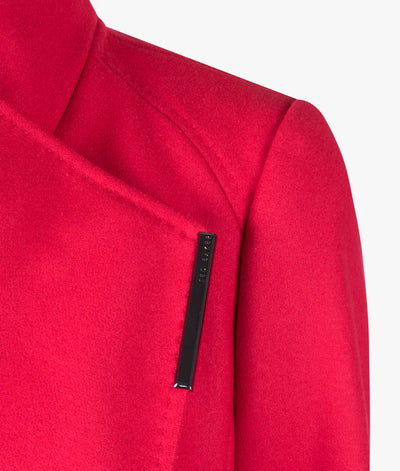 Ted Baker Rosess Wool Wrap Short Coat | Red