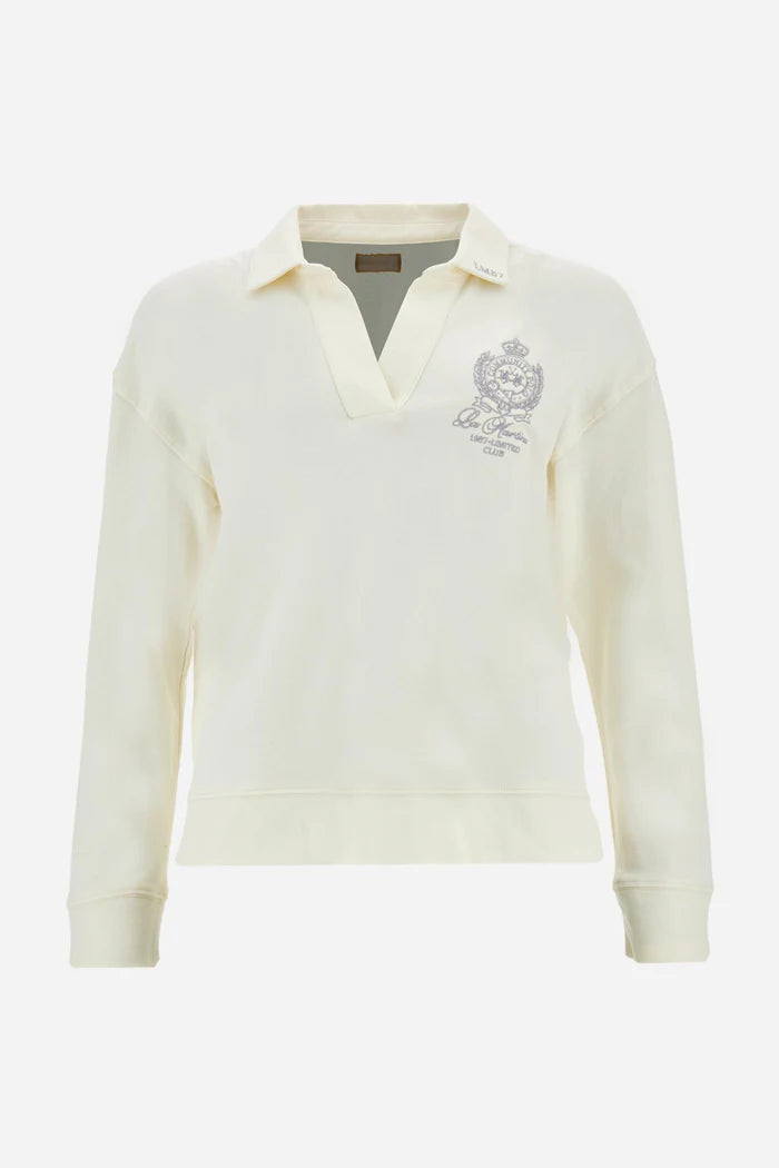 La Martina Women’s Stretch Piqué Polo Limited Club | Pristine