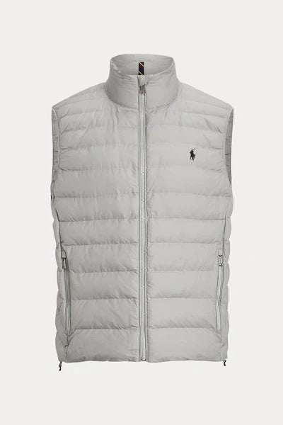 Ralph Lauren PolyFill Packable Quilted Vest | Light Grey