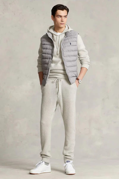 Ralph Lauren PolyFill Packable Quilted Vest | Light Grey