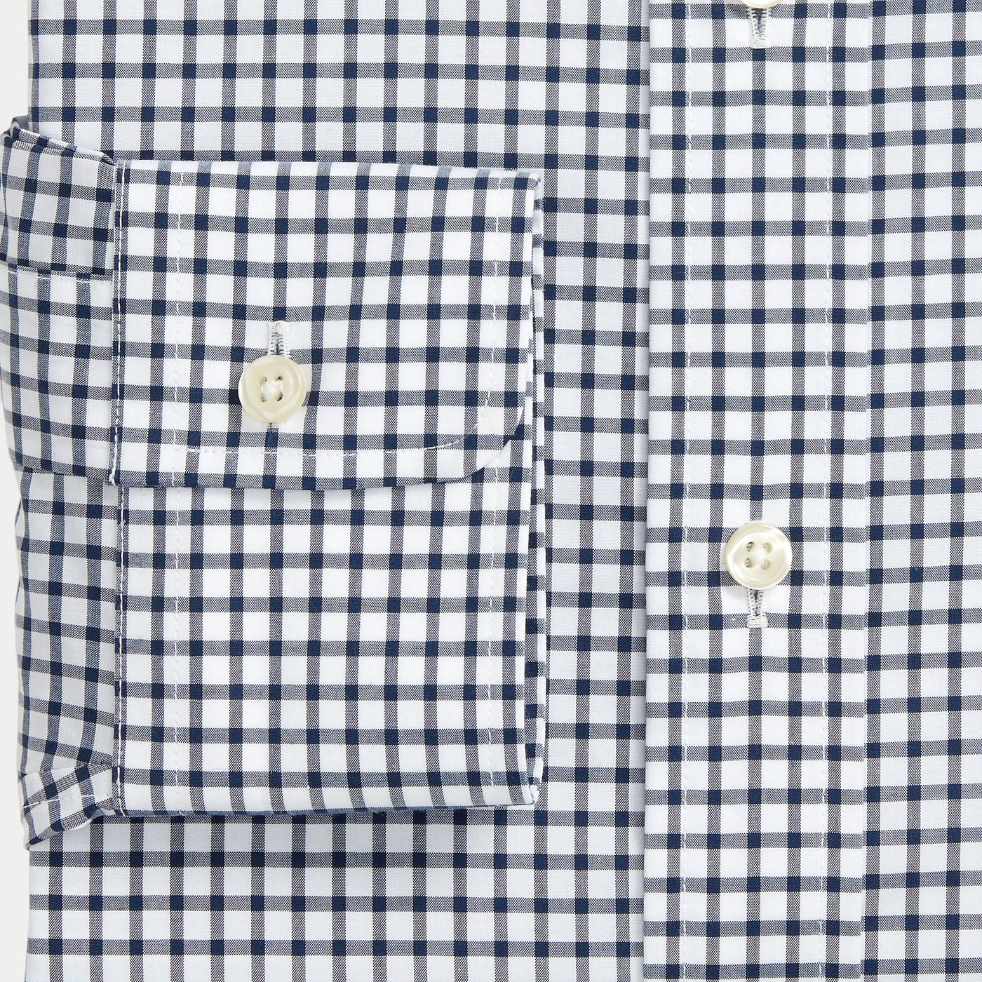 Ralph Lauren Custom Fit Poplin Shirt | Navy/White