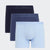 Ralph Lauren 3 Pack Elastic Boxers | Navy/Blue/Light Blue