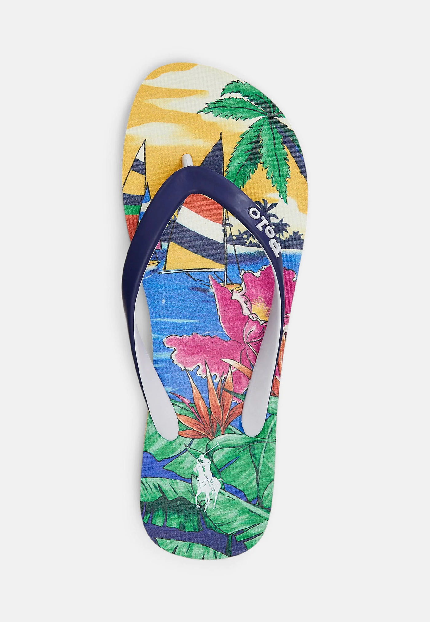 Ralph Lauren Flip Flop Sandals | Tropical Yellow