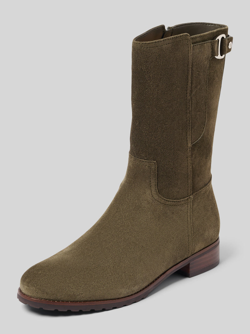 Lauren Ralph Lauren Tasha Ankle Mid Boots | Dark Olive