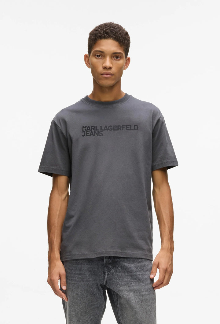 Karl Lagerfeld Regular Logo Men's T-shirt | Magnet
