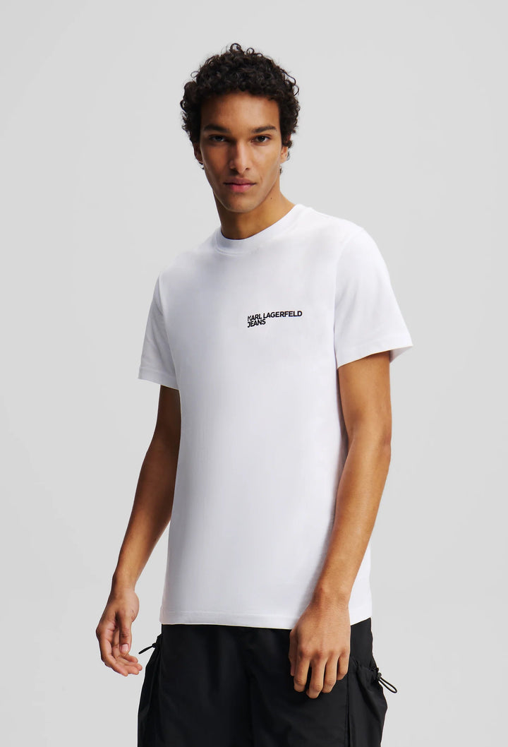 Karl Lagerfeld Slim Fit Men's T-shirt | White