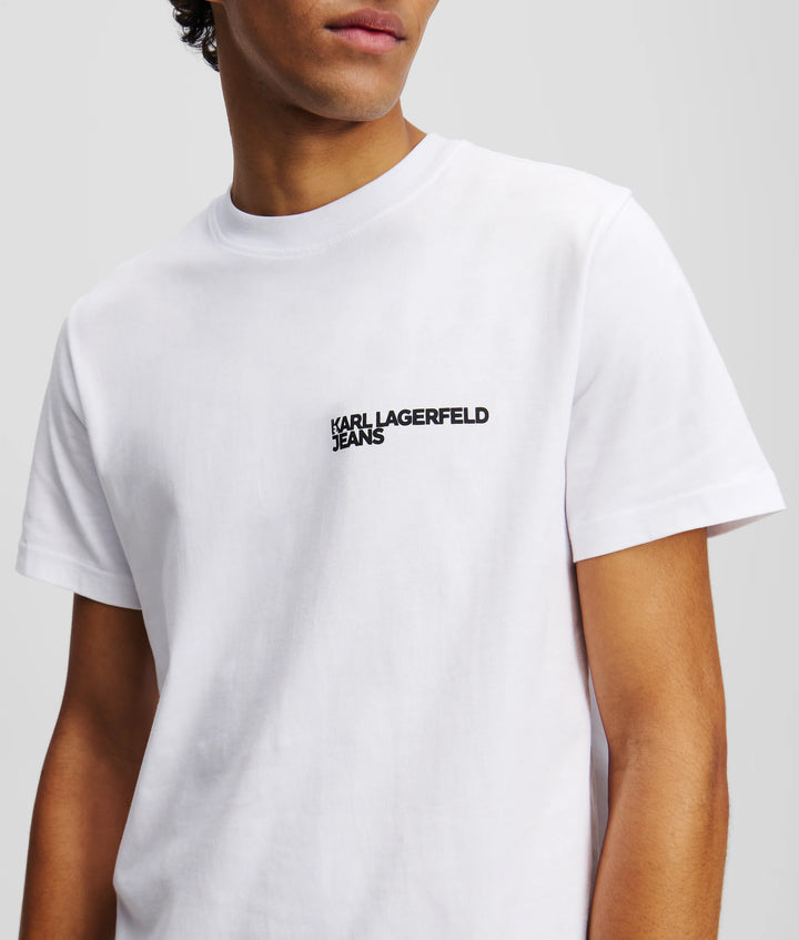 Karl Lagerfeld Slim Fit Men's T-shirt | White