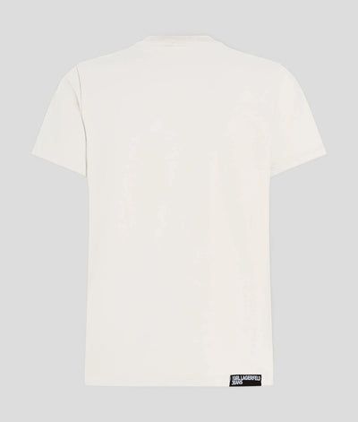 Karl Lagerfeld Slim Fit Graphic T-shirt | White