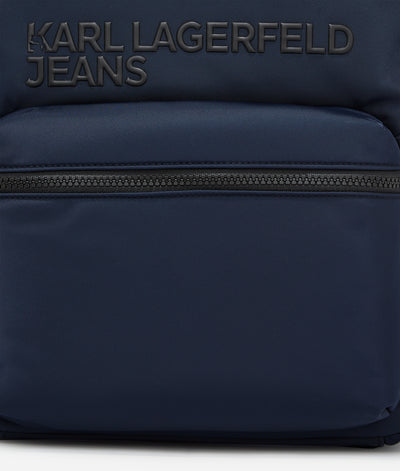 Karl Lagerfeld Essential Nylon Backpack | Dark Slate