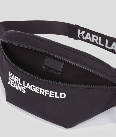 Karl Lagerfeld Essential Nylon Belt Bag | Black