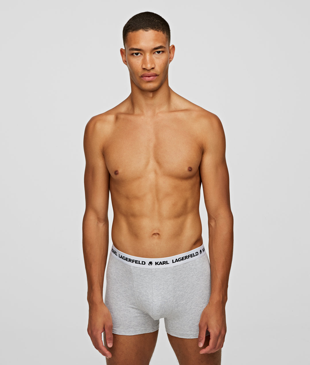 Karl Lagerfeld Logo Monochrome Trunk 3 Pieces | Black/Grey/White