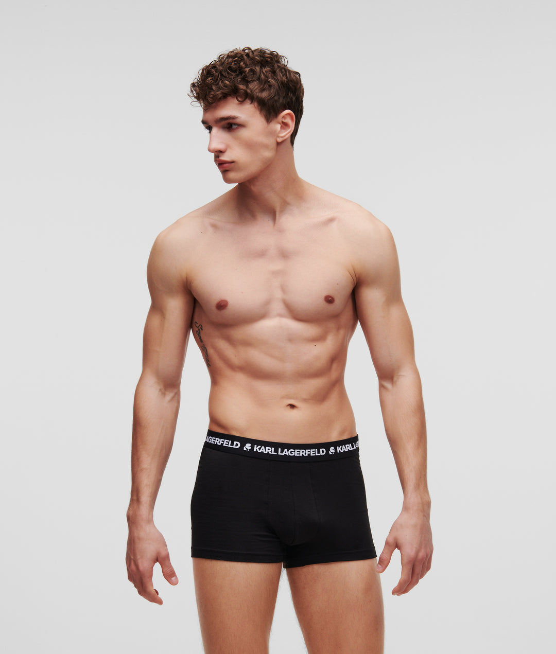 Karl Lagerfeld Logo Monochrome Trunk 3 Pieces | Black