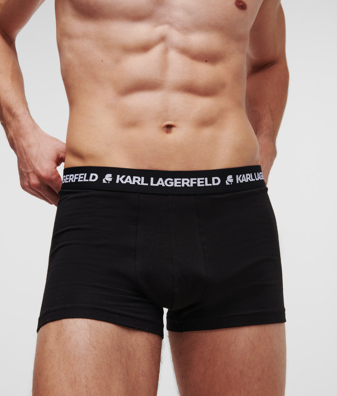 Karl Lagerfeld Logo Monochrome Trunk 3 Pieces | Black