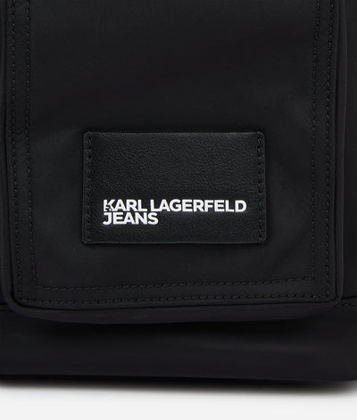 Karl Lagerfeld Utility Nylon Backpack | Black