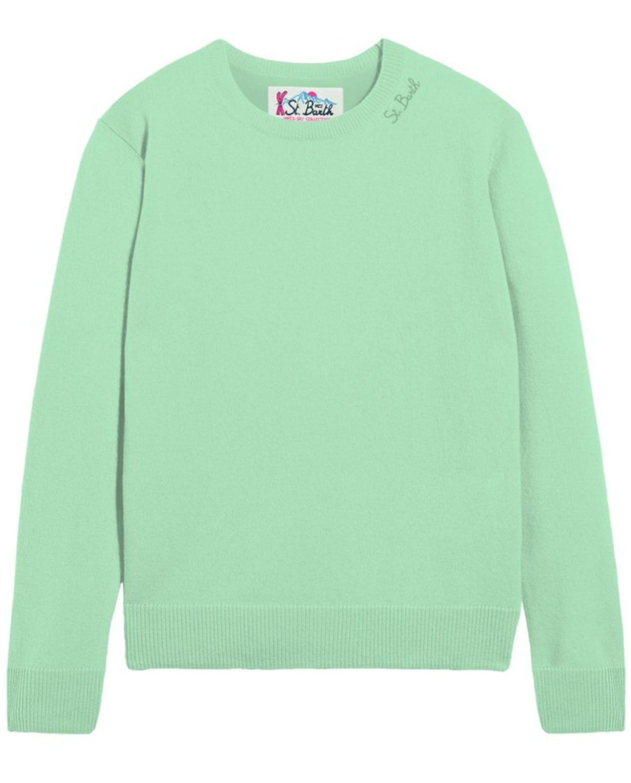 MC2 Woman Blended Cashmere Sweater | Light Mint