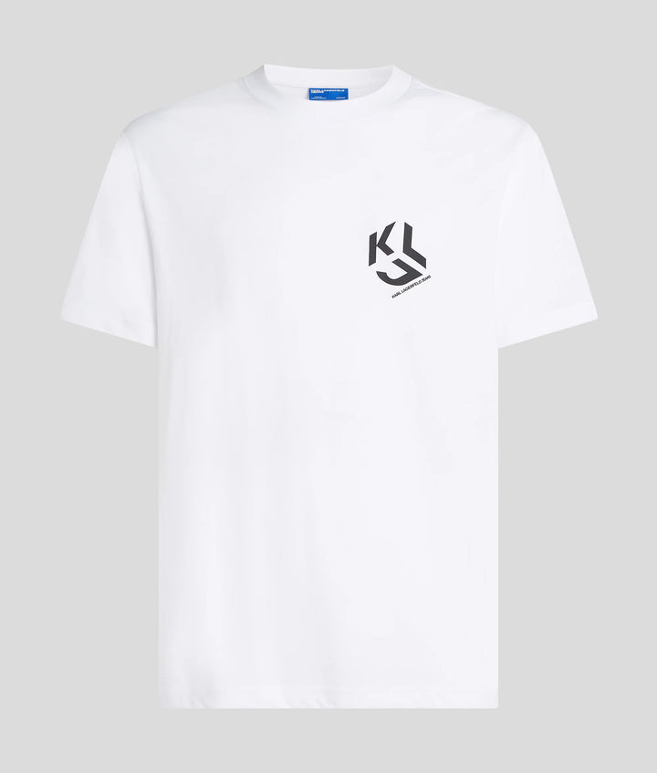 Karl Lagerfeld Regular Monogram Men's T-shirt | White