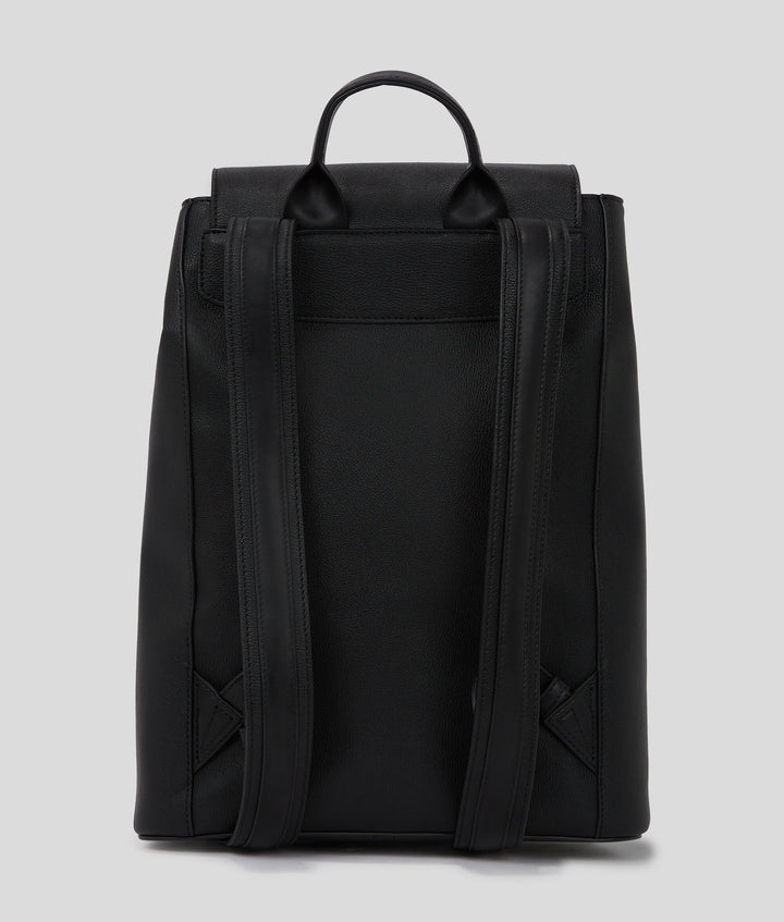 Karl Lagerfeld Flap Top Backpack | Black